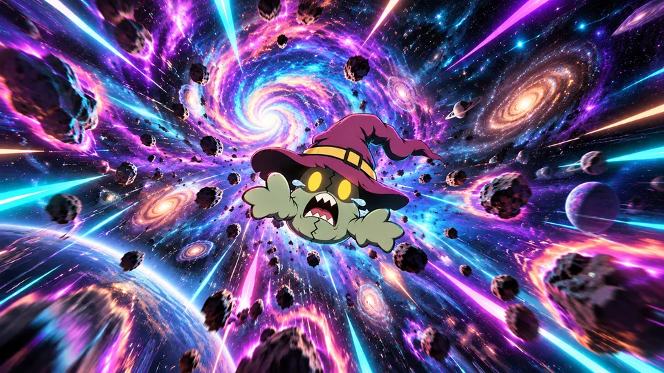 Subydoo expressing terror in Warp Speed Panic