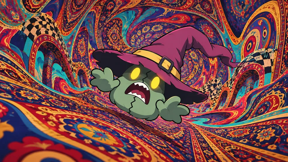 Subydoo expressing terror in Carpet of Panic